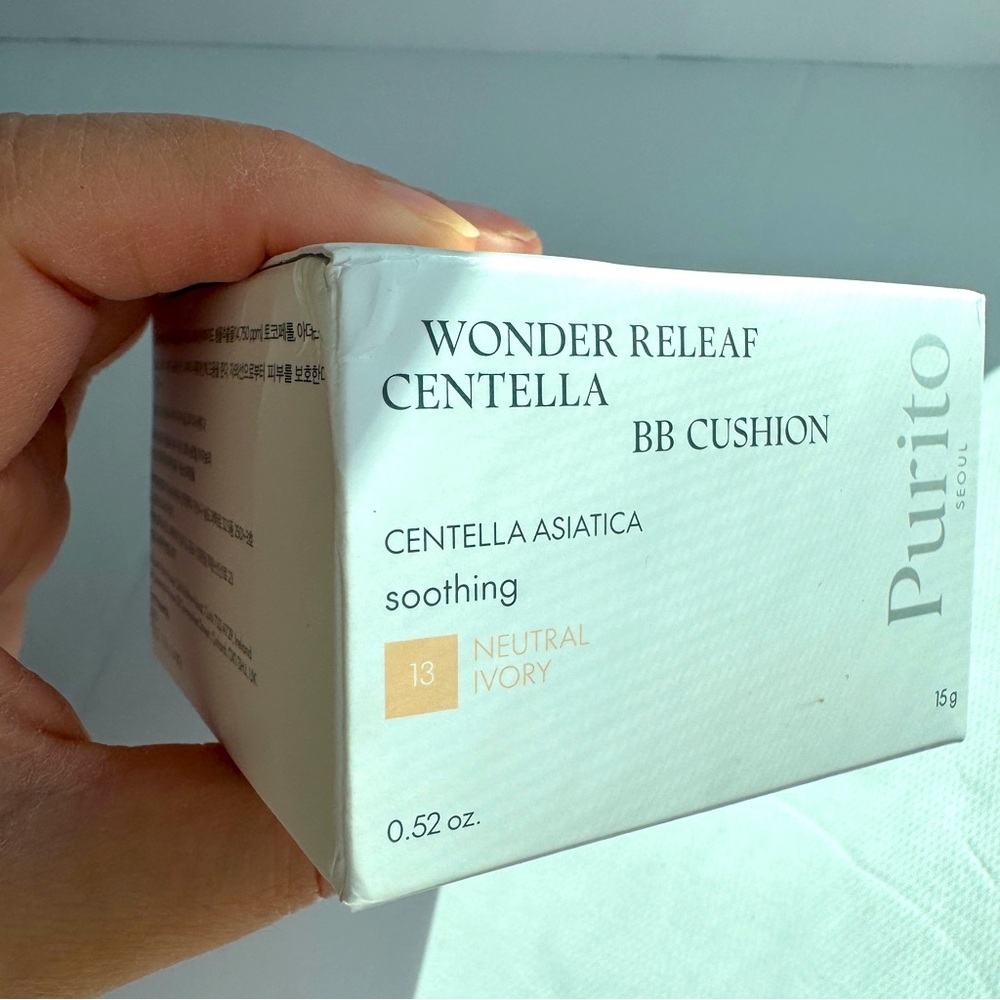 Purito Wonder Releaf Centella BB Cushion Semi Matte Brand New + Free Refill